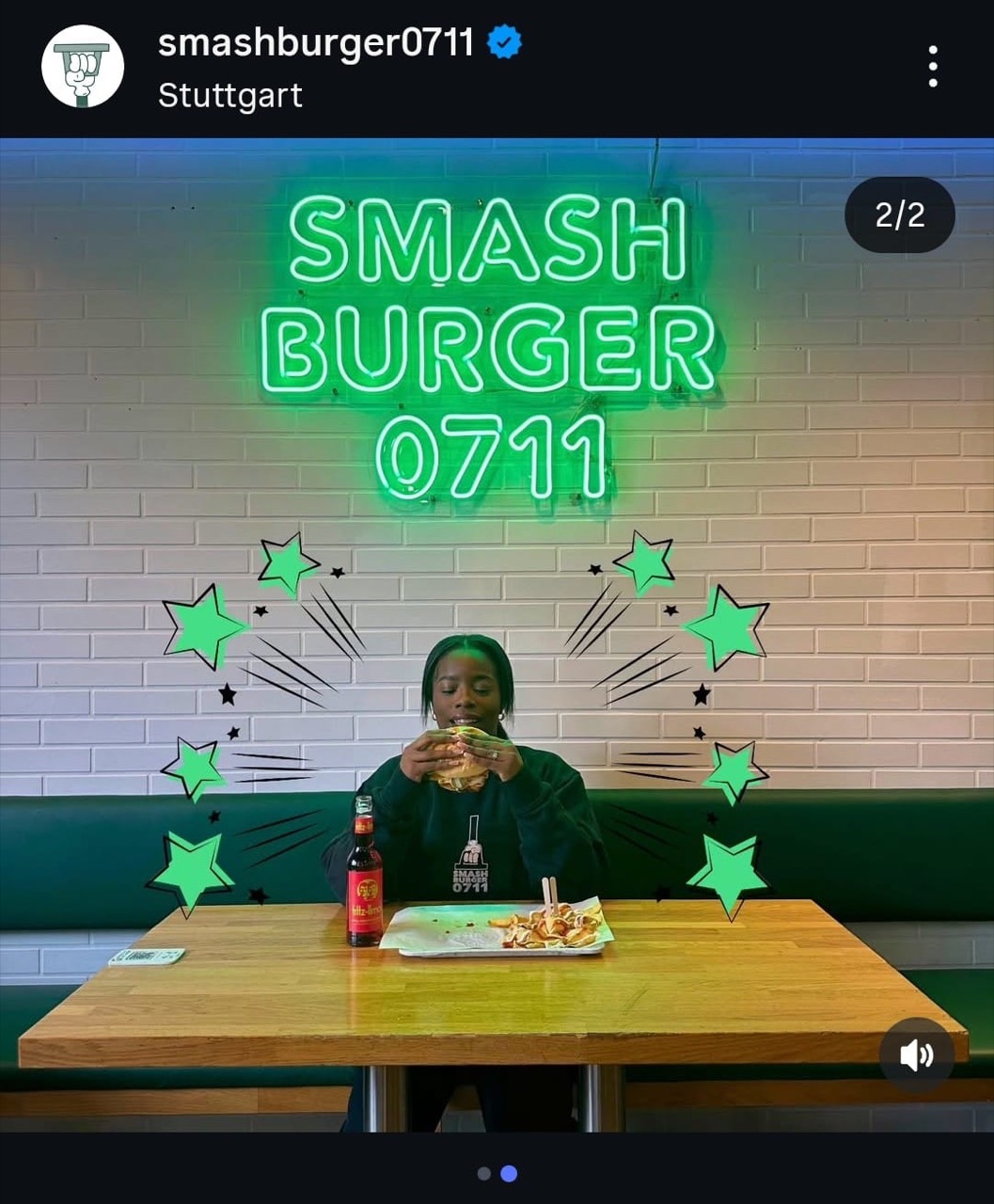 Smashburger Restaurant Instagram Post